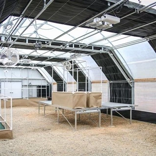Kommerzielles Lichtentzugsgewächshaus